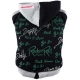 Big dog rock'n'roll black hoodie