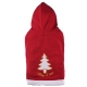 BIG DOG Hundepulli Fleece Merry Xmas rot