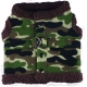 Hundesoftgeschirr Winter Camouflage gr�n