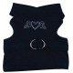Black strech body harness