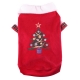Hundepullover Weihnachtsbaum rot