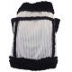 Hundewinterjacke Streifenjeans