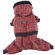 Red plaid 4 legs