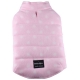 Hundewinterjacke Fleece rosa getupft