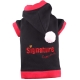 Hundepulli Fleece Signature schwarz