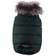 Green jacket with fur
