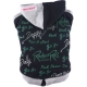 Hundesweater Rock and Roll schwarz