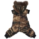 Hundefleeceanzug 4 Pfoten Camouflage gr�n