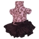 Fleece dog dress flower winter