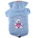 Hundesweater Snow Angel blau