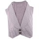 Wei�es Nadelstreifen-Jacket mit T-Shirt