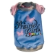T-Shirt bleu avec papillons