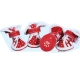 Chaussures rouges pour chiens