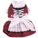 Dirndl rot-kariert