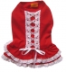 Korsagenkleid rot
