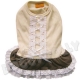 Korsagenkleid beige