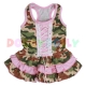 Korsagenkleid rosa-camouflage