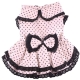 Punktekleid schwarz-wei�