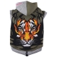Hundepulli, gr�n mit Tigeraufdruck