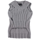 Strickpulli grau