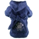 Big Dog Bademantel blau