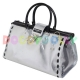 Hundetasche Handbag silber Size 40x24x22cm
