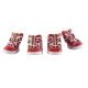red mix shoes