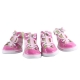 Hundeschuhe pink-gr�n