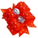 bow red pointed set of 2