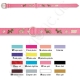 Halsband Kunstleder Verzierung WESTIE SEMPRE INSIEME CM. 2,0x35