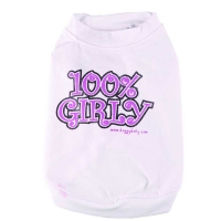 Hundeshirt 100% girly wei