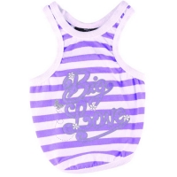 Tanktop pour chien Big Love mauve