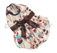 Brown ice cream dress