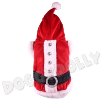 Santa coat for pug and bulldog