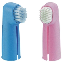 Tooth brush for finger DUO for dogs 2 pc