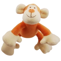 Biological dog toy Monkey squeaker 15cm
