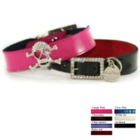 Hundehalsband Pirate-25 40x2,5cm candy pink