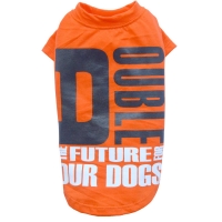 Dog shirt Double orange