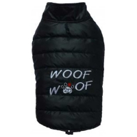Winter dog vest Woof black