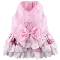 Doggydolly Hunde-Blmchenkleid rosa