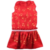 Doggydolly Hundekleid Melodie rot