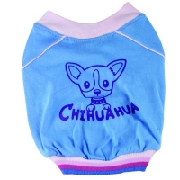 Shirt Chihuahua blau