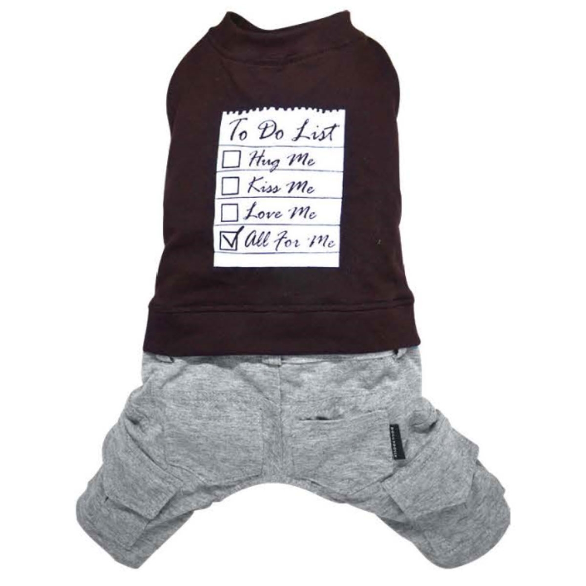 Hosenkombi To Do grau Mops, Bulldogge