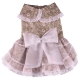 Doggydolly Hundekleid Blümchen grün