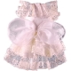 Dog wedding dress cream