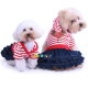 Doggydolly Kapuzenkleid Wild at Heart für Hunde
