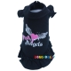 Pink angel black