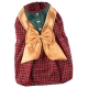 Red tartan dress cuty