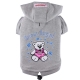Snow angel big dog hoodie grey