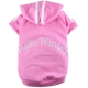 Hello winter big dog pink hoodie